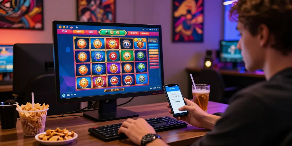 Ansprechendes Paysafe Card Casino-Erlebnis in einer lebhaften Online-Spielumgebung.