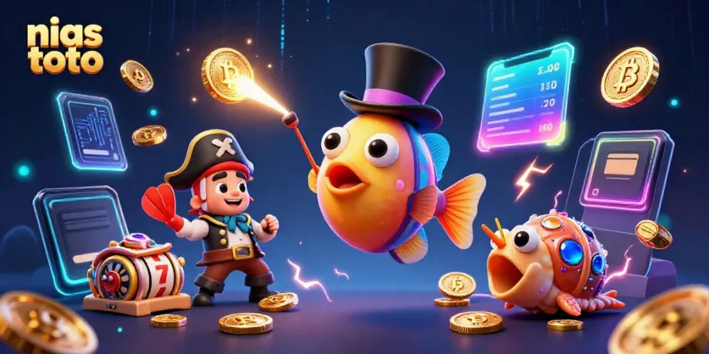 Gali kemenangan di nias toto dengan slot dan jackpot, gambarkan kebahagiaan saat bermain