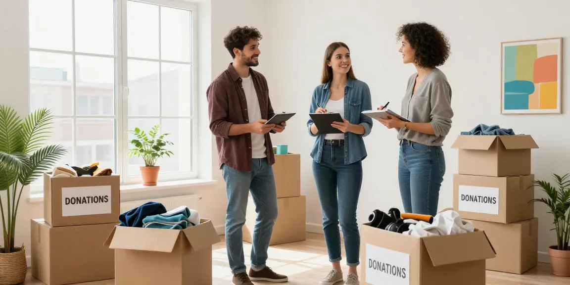 Entrümpelung Mieter: Paar räumt ihre Wohnung mit professioneller Unterstützung auf