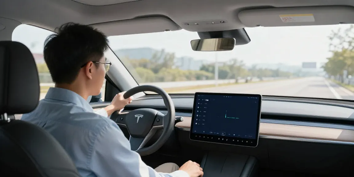 Fahrschule Oerlikon: Moderne Fahrschule mit Fahrlehrer und Schüler in einem Fahrzeug, entspanntes Lernumfeld mit aktueller Technologie.