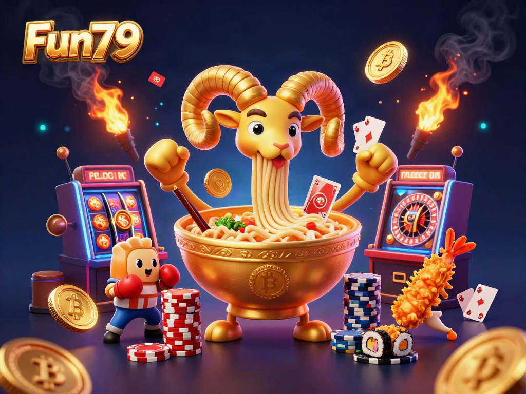 Fun79 offers thrilling gameplay with engaging characters and vibrant casino elements, like cards and coins.