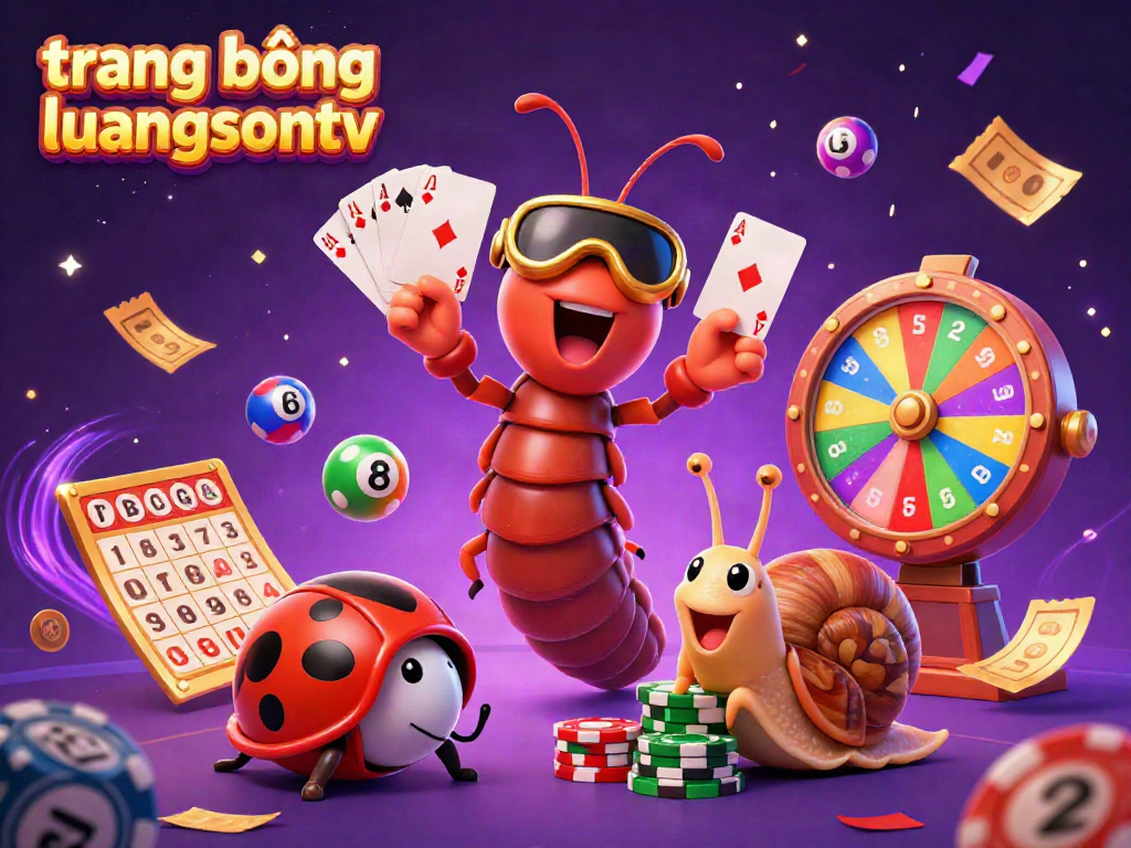 Experience the thrill of gambling with trang bóng luongsontv in this dynamic cartoon illustration featuring a dealer and high-roller.