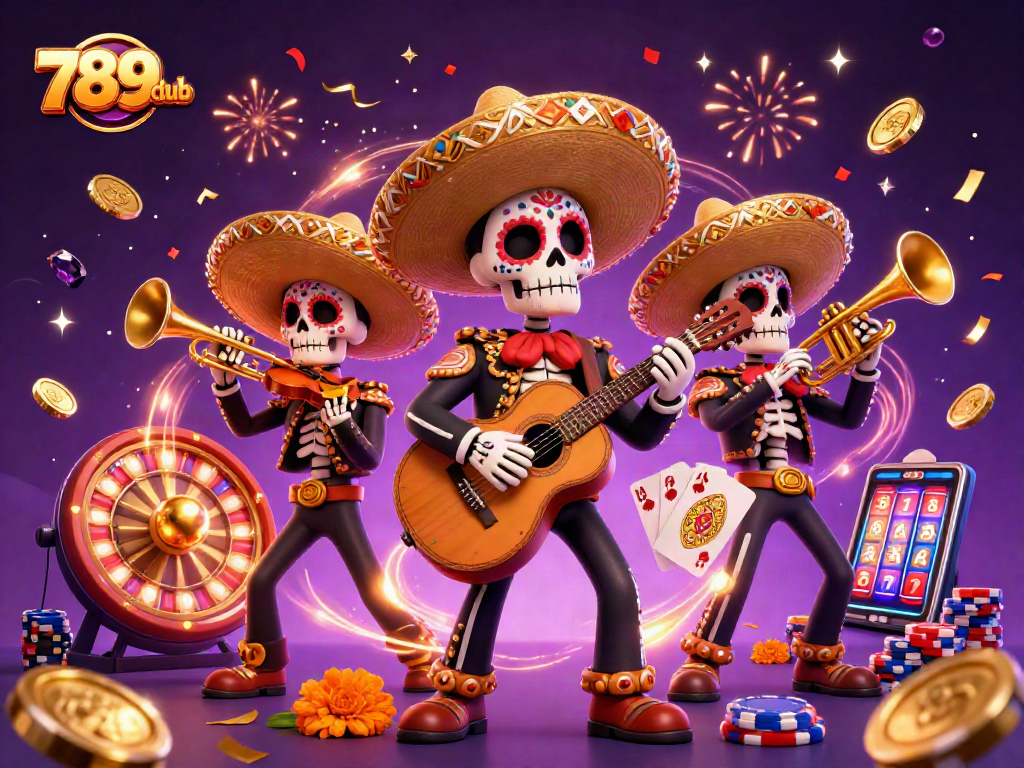 Unleash your luck at 789club with vibrant mariachi action and cascading winnings!