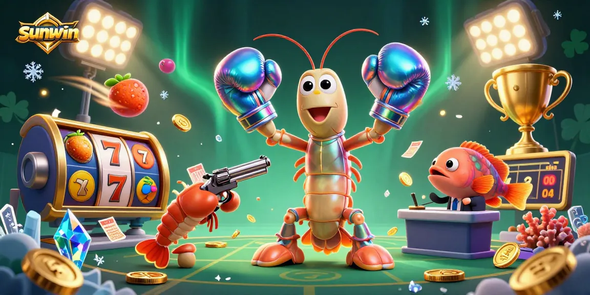 Experience thrilling slots with sunwin featuring animated sea creatures and jackpot symbols.