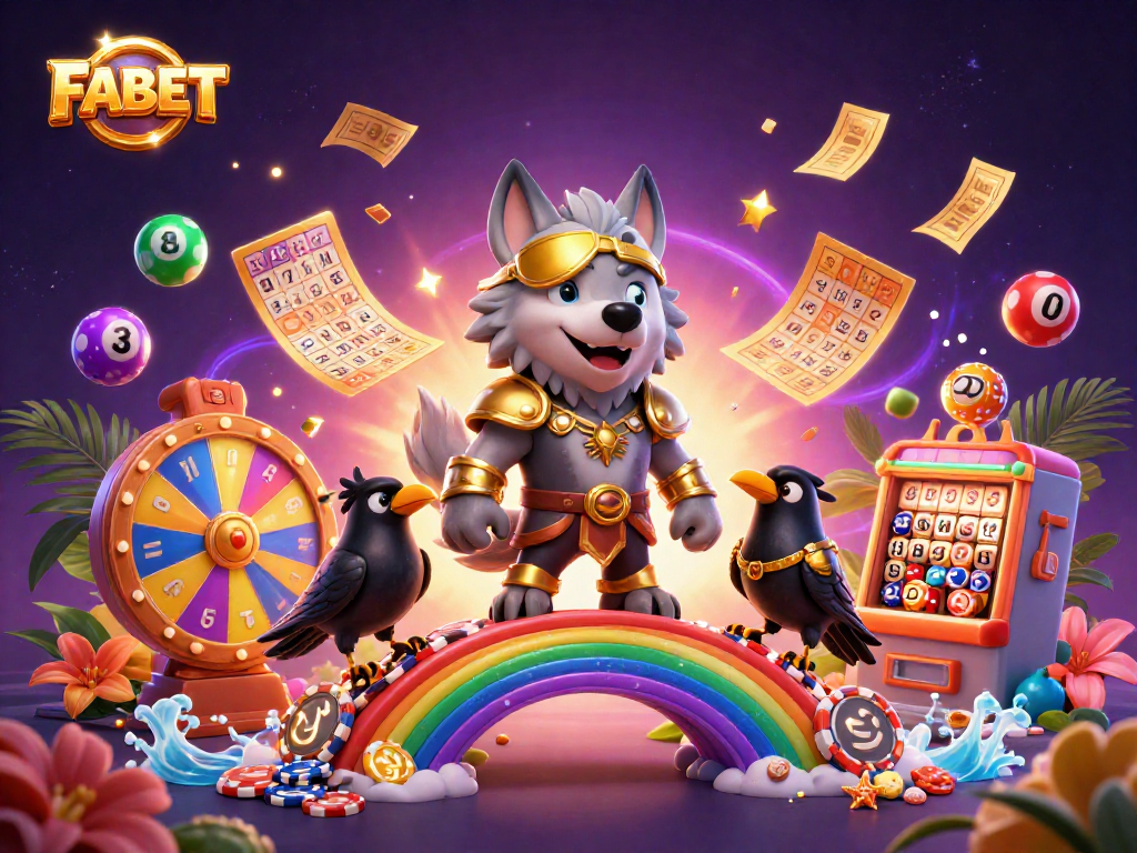 Engage with FABET's dynamic party atmosphere, winning lottery games with vibrant balls and prizes.