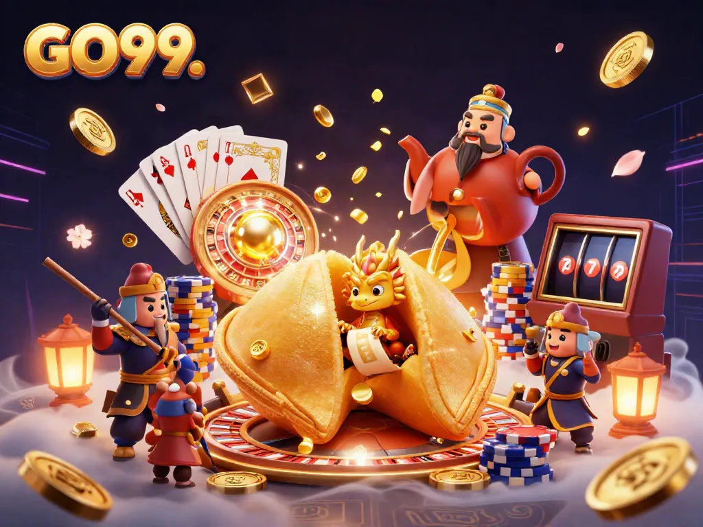 Win big at GO99. Experience a vibrant 3D casino world filled with exciting game elements.
