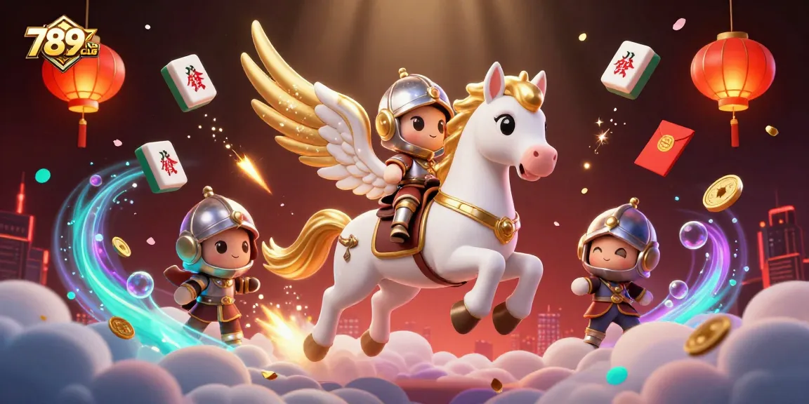 Experience the excitement of 789CLUB with an epic battle-themed illustration featuring festive casino elements.
