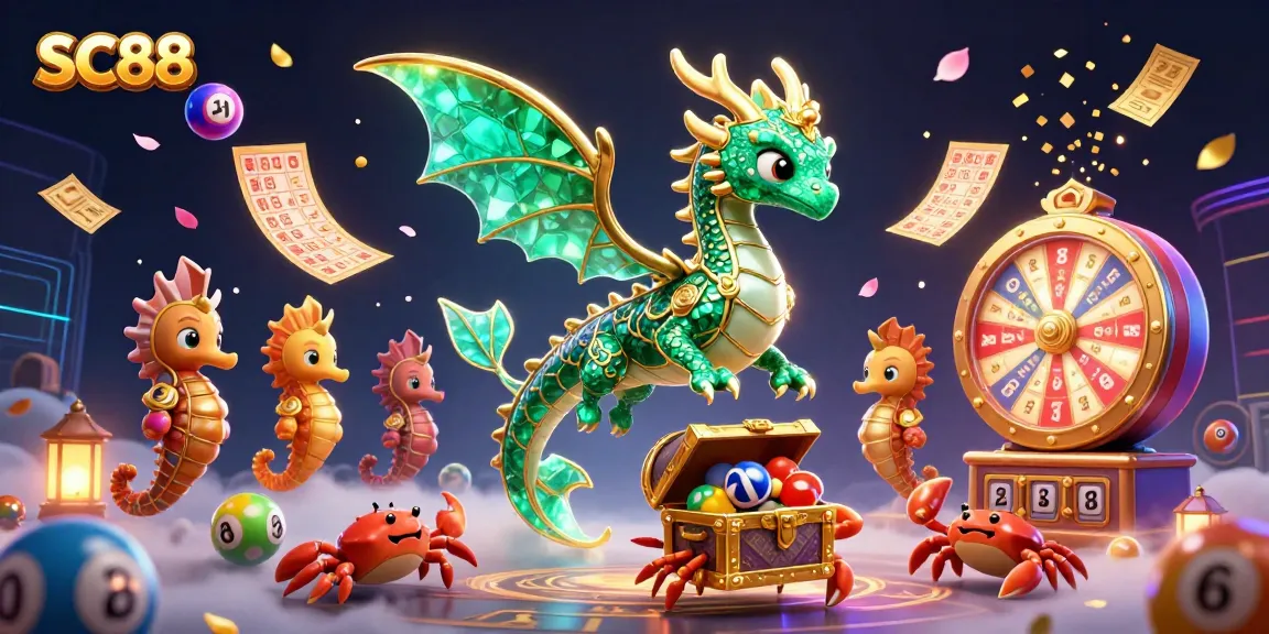 Experience thrilling gameplay at SC88 with a vibrant lottery scene featuring dynamic elements.