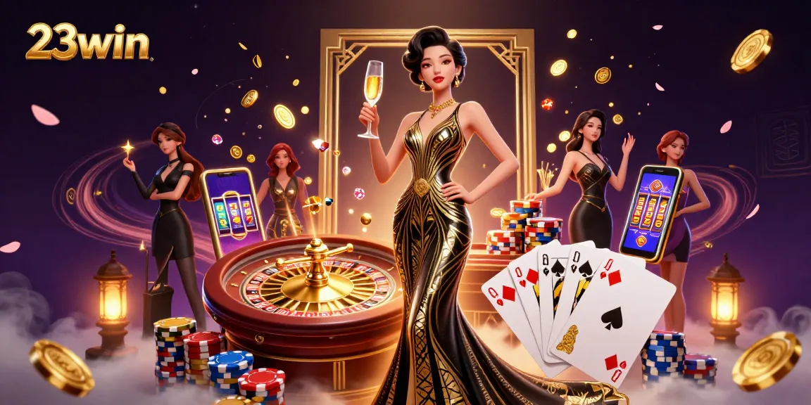 Winning at 23win with immersive casino visuals and electrifying gameplay experience.