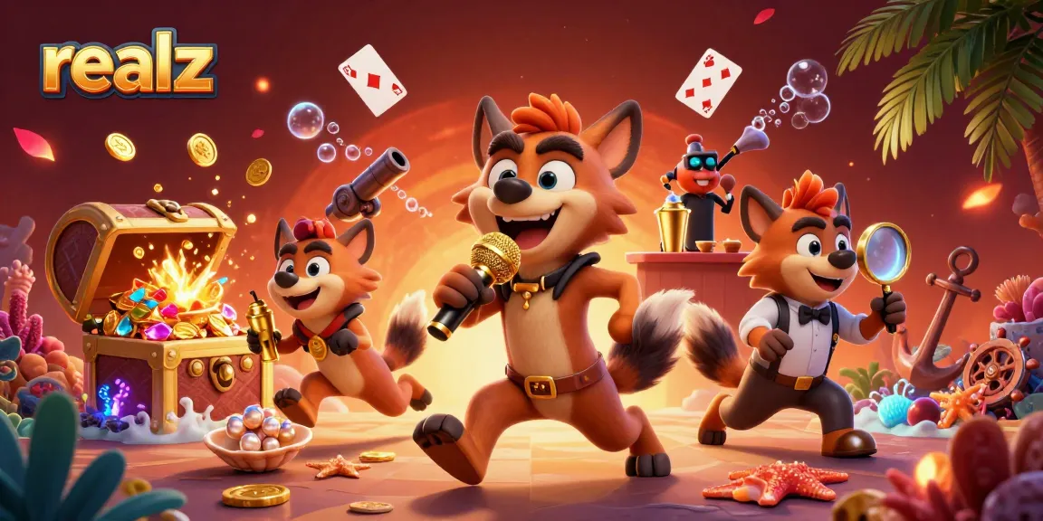Engage with realz casino dynamics as hyenas bring humor and excitement to gambling.