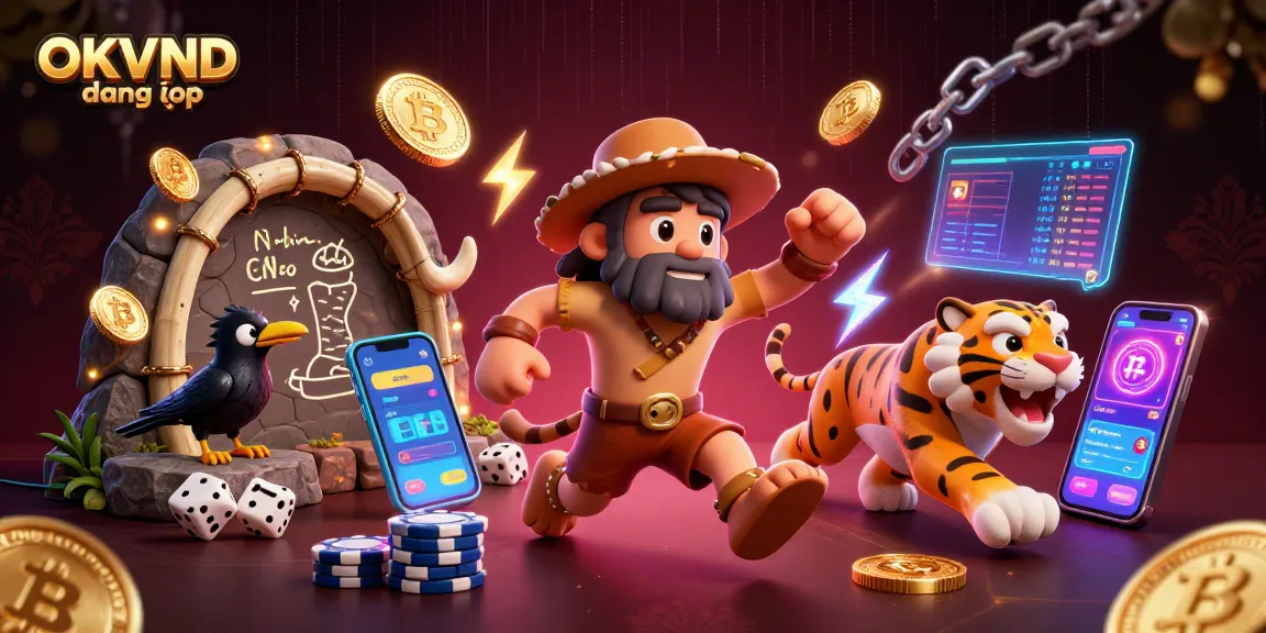 Experience thrilling gaming at OKVND đăng nhập with our vibrant prehistoric casino featuring unique characters and crypto elements.