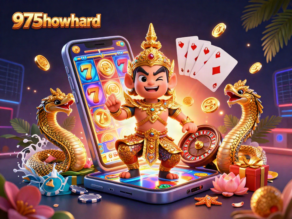 Experience the thrill of slots at 975howard with vibrant 3D characters and dynamic gameplay elements.