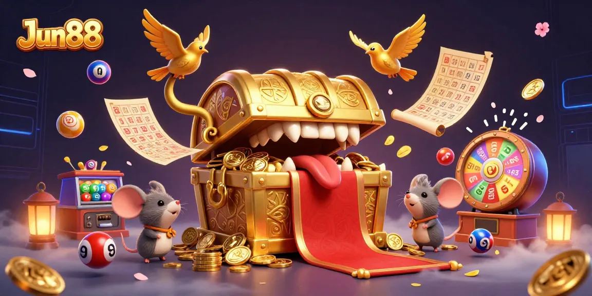 Experience the thrilling excitement of Jun88's vibrant online casino games with dynamic visuals.