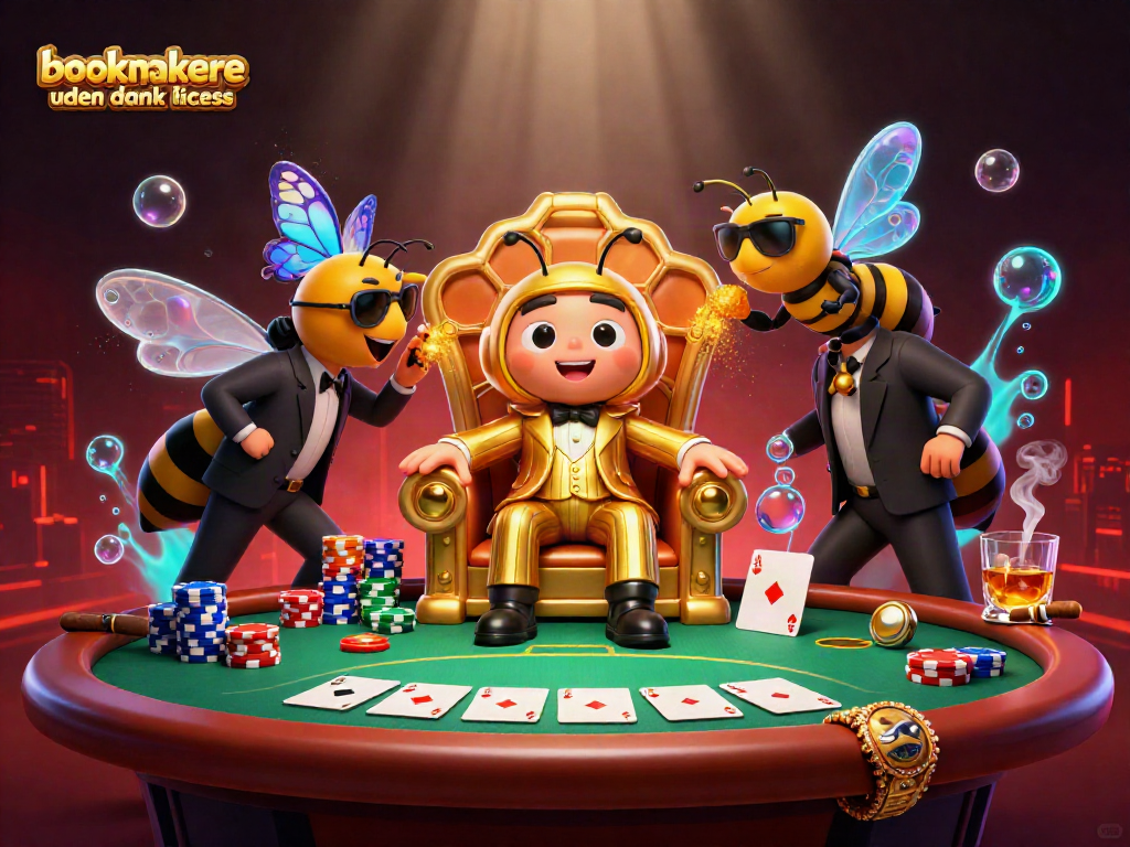 Engage with bookmakere uden dansk licens in a vibrant poker scene filled with action.