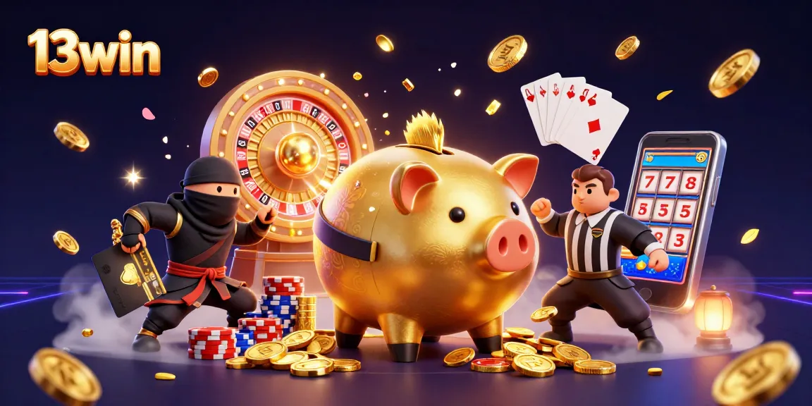Winning strategies at 13win with dynamic characters and vibrant casino elements