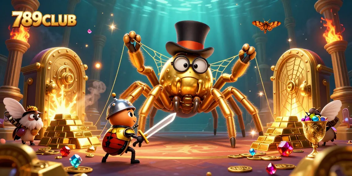 Join the excitement at 789CLUB with vibrant treasure-filled casino action featuring iconic characters.