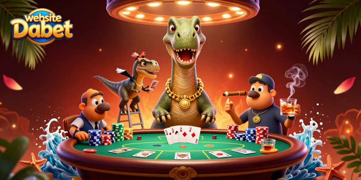 Experience vibrant gameplay with website Dabet's dynamic poker scene and casino elements.