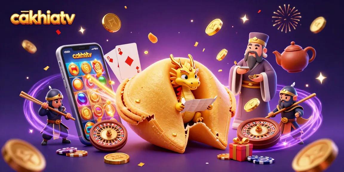 CakhiaTV offers a vibrant gambling experience with slots, gold coins, and interactive characters.