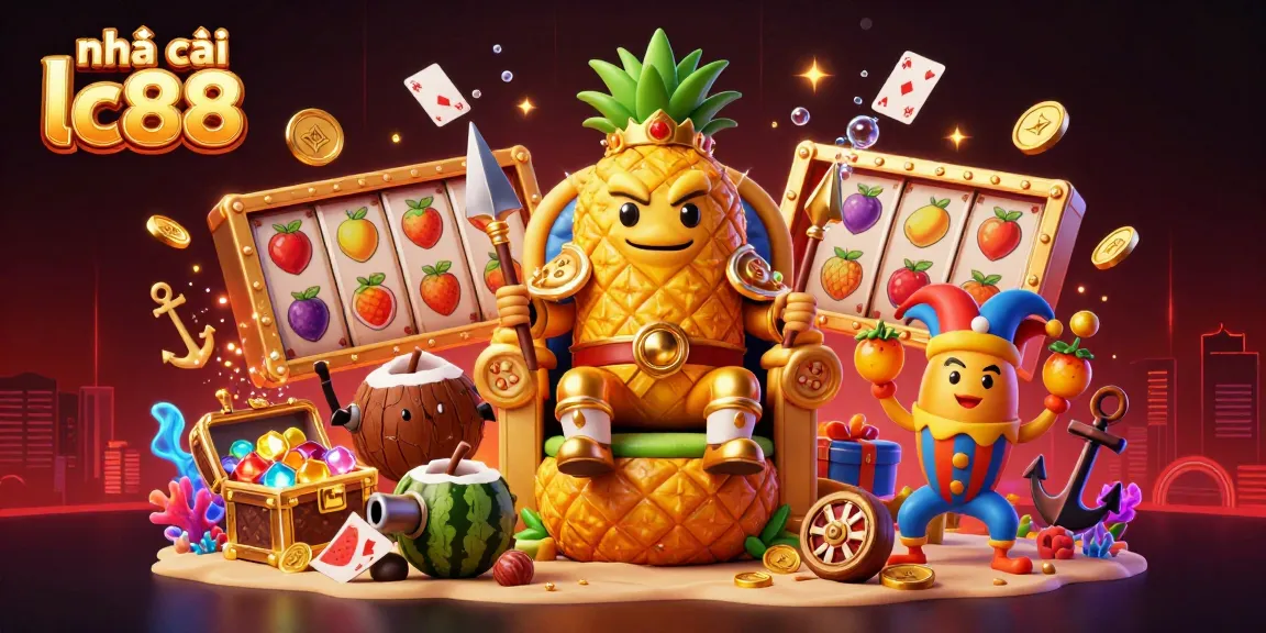 Experience gaming excitement at nhà cái lc88 with vibrant characters and a dynamic casino scene.